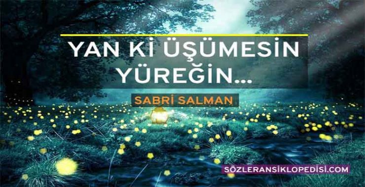 Sabri Salman Sözleri ve Şiirleri